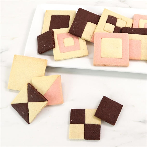 PME Square Stainless Steel Cutters (19 Pack)