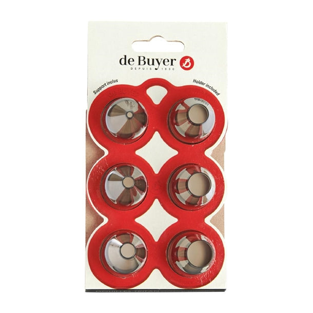 De Buyer Tritan Plain Nozzles (6 Pack)