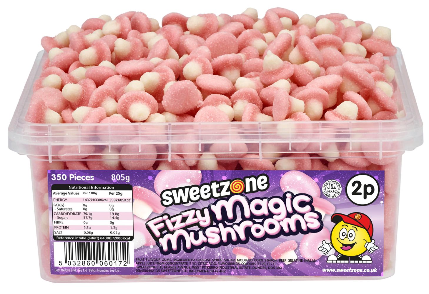 Sweetzone Magic Mushrooms 2p Tub 805g