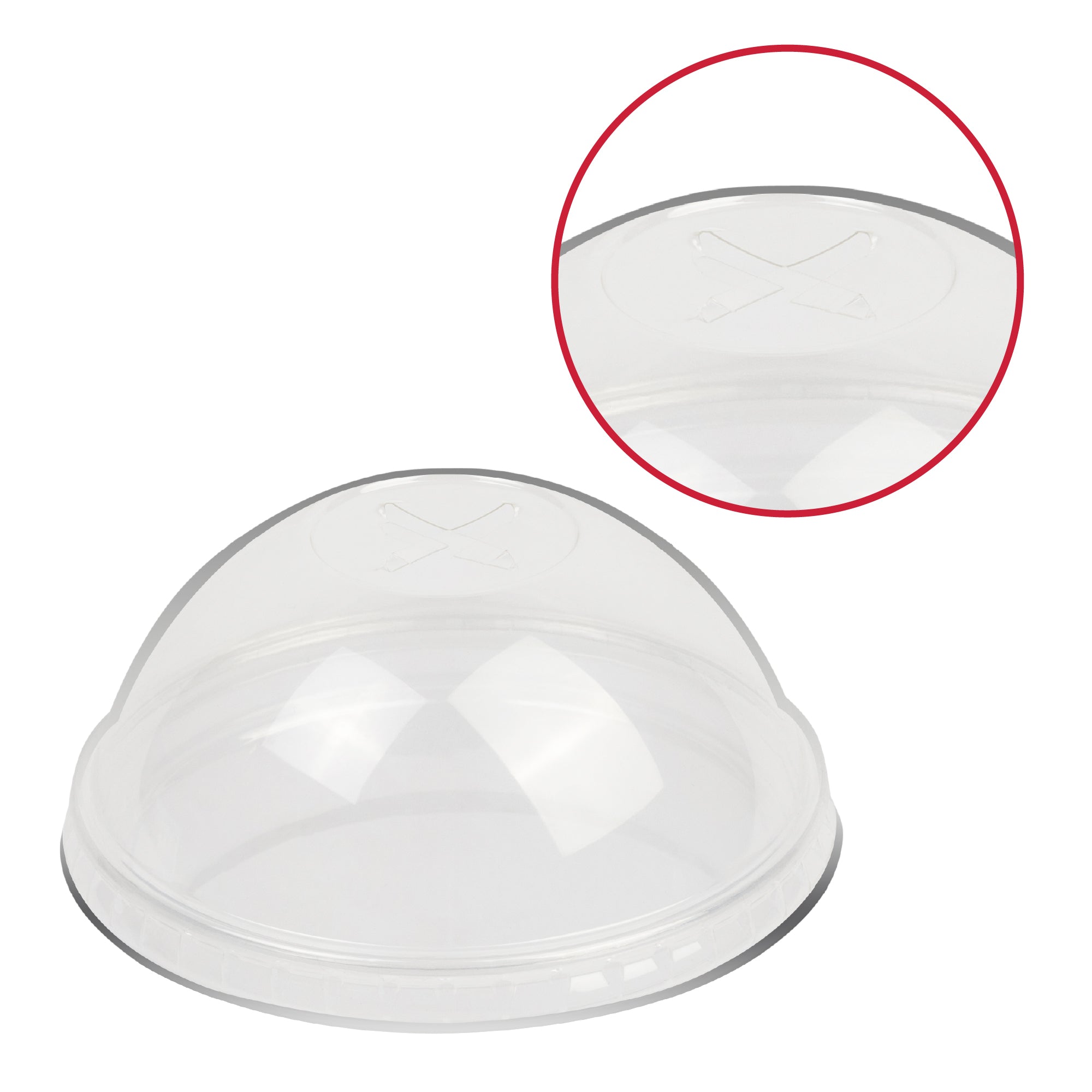 DEXLO Slush Cups With Dome Lids 7oz (Pack of 1000)