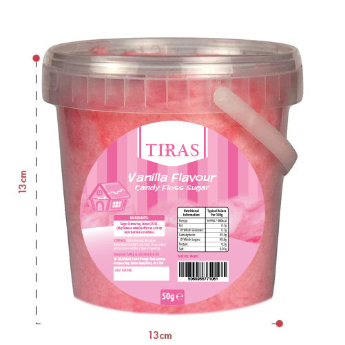 Candy Floss (Small) Tubs 50g x 96 - All Flavours