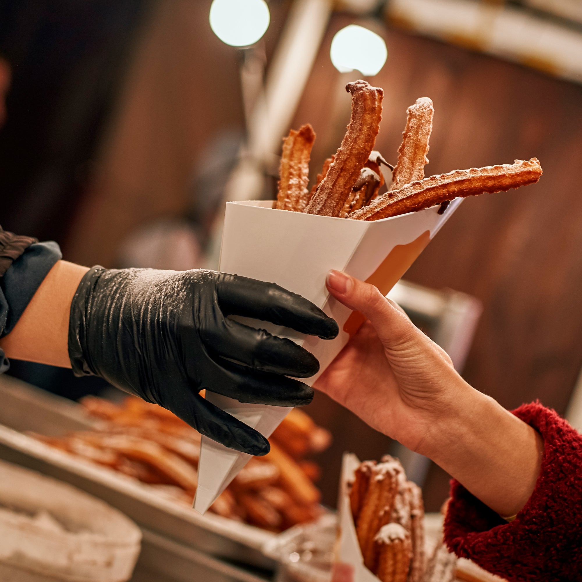 Frozen Plain Churros (Finger Doughnuts) 4kg