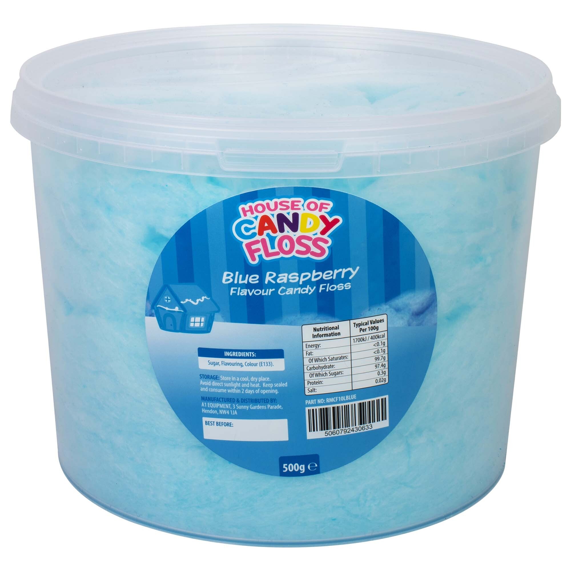 HOUSE OF CANDY FLOSS Candy Floss (XL) Tubs 500g