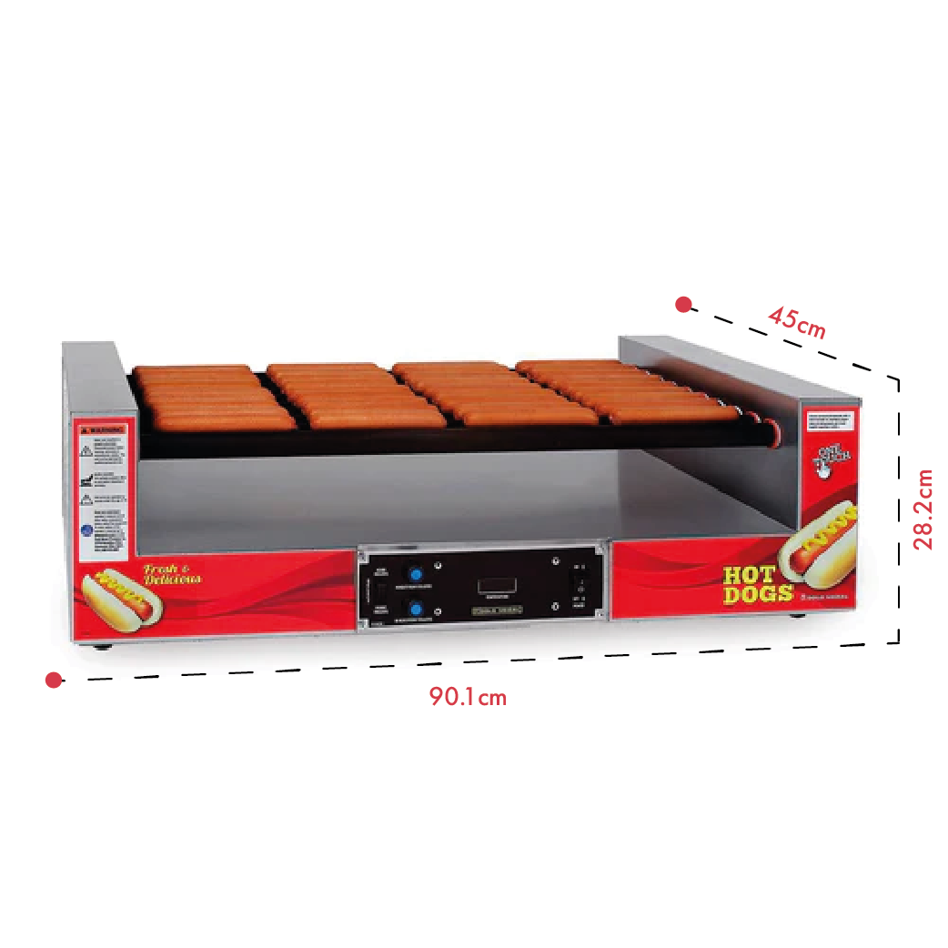 One-Touch Hot Dog Roller Grill