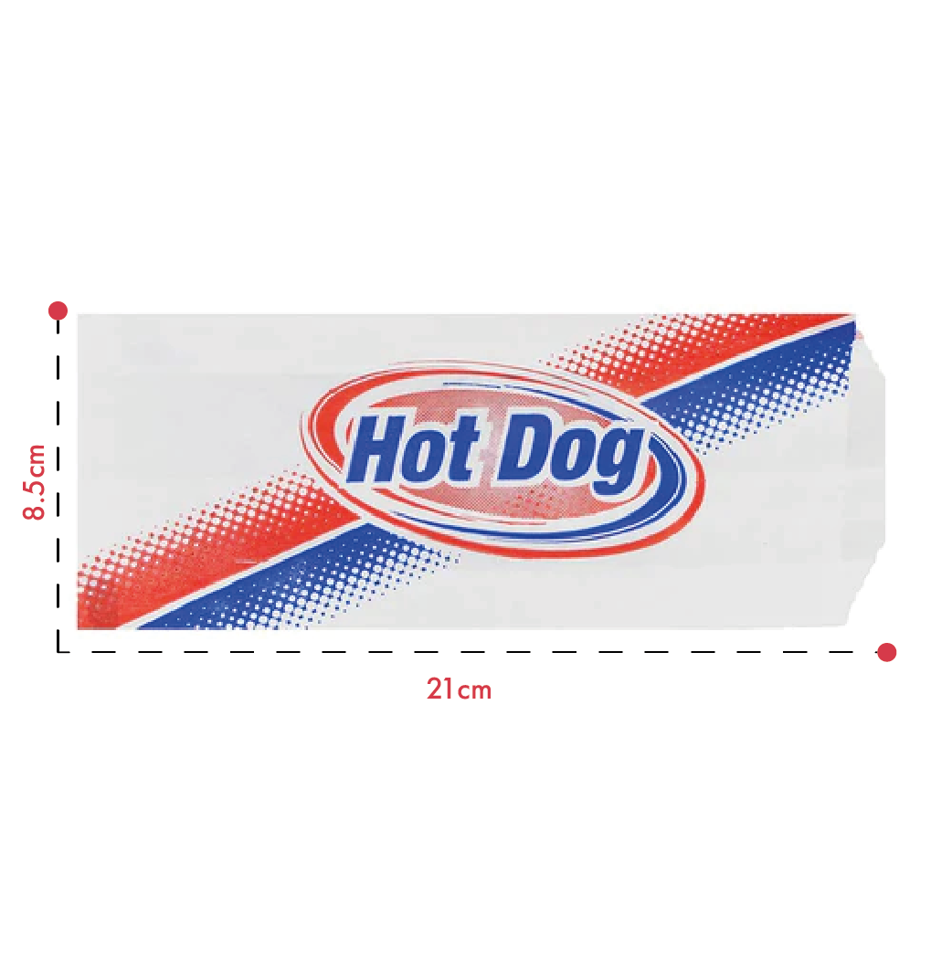 Paper Hot Dog Bags (Pack of 1000)