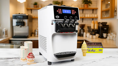 How to Use a Commercial Soft Serve Ice Cream Machine (Haxro Triple 6L × 3 Guide)