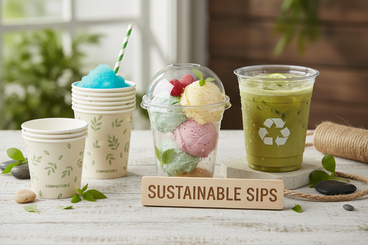 How to Choose Eco Friendly Cups for Slush, Ice Cream and Cold Drinks in 2025/2026