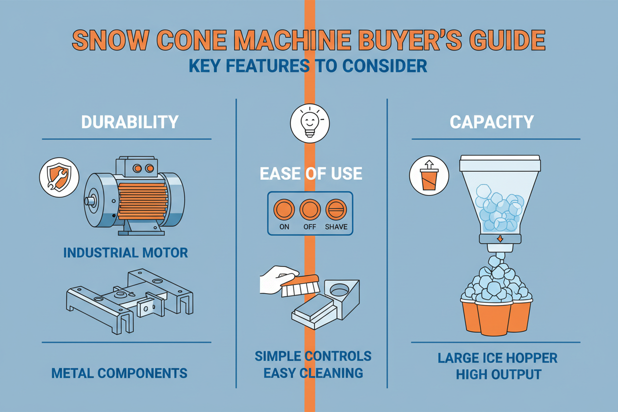 How to Choose the Best Snow Cone Machine for Commercial and Event Use