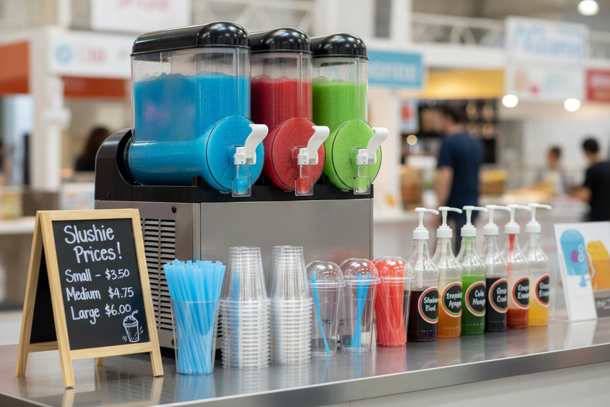 How to Set Up a Profitable Slush Stall: Equipment, Cups, Syrups and Costs