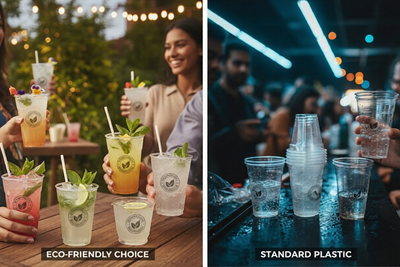 Eco Friendly Disposable Cups for Bars and Events (Compostable vs Plastic)