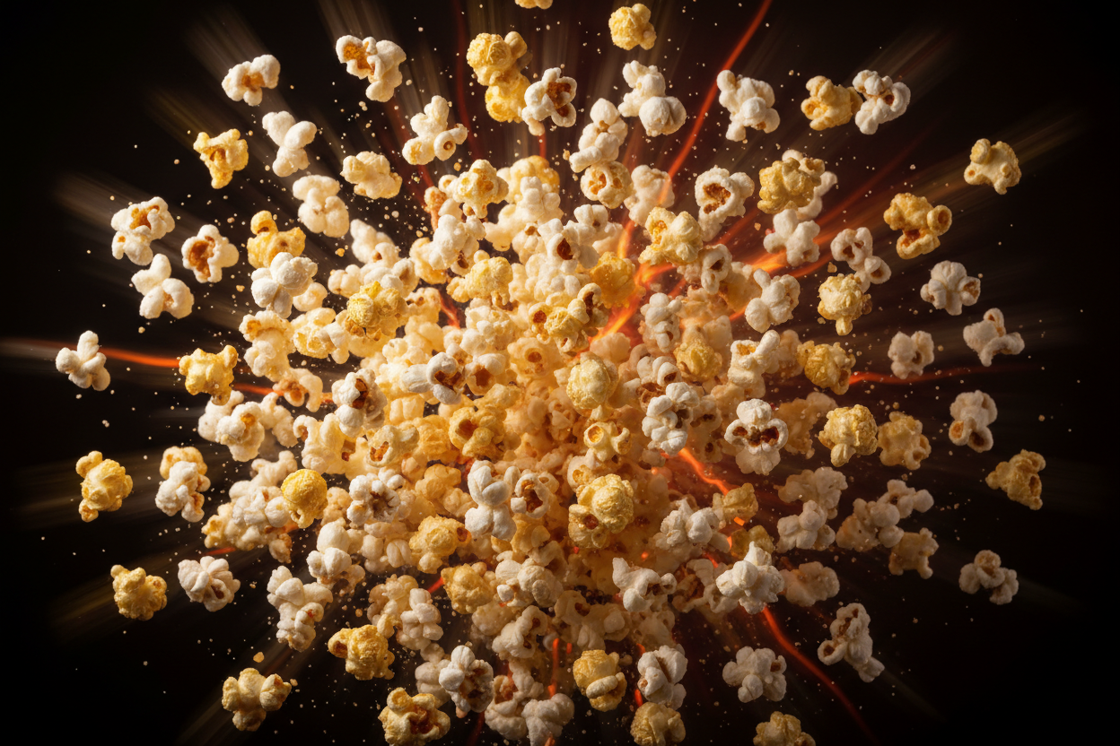 Glaze pop and corn treats to create vibrant, eye-catching  colors for your popcorn