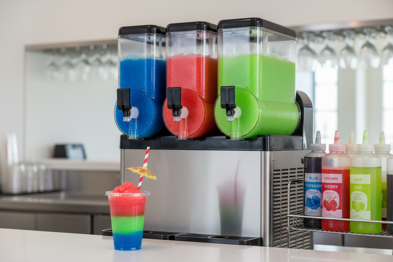 How to Make the Perfect Slush Drink with a Haxro Slush Machine & Trica Slush Syrup