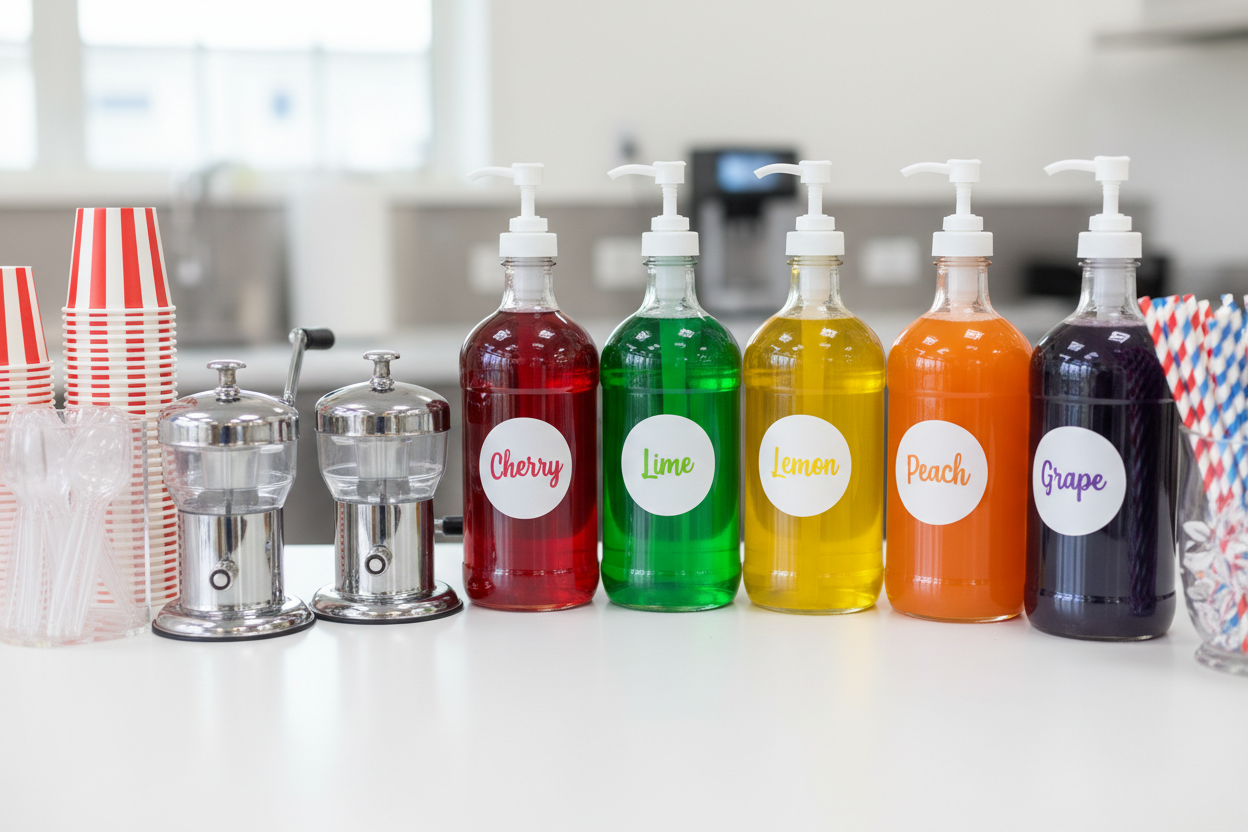 How to Choose the Best Snow Cone Supplies for Commercial and Event Use