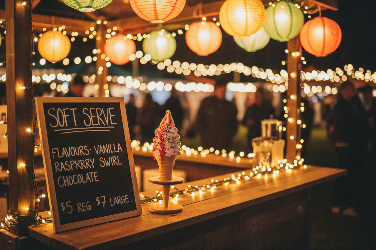 How to Run a Profitable Soft Serve Ice Cream Stall at Summer Events and Fairs