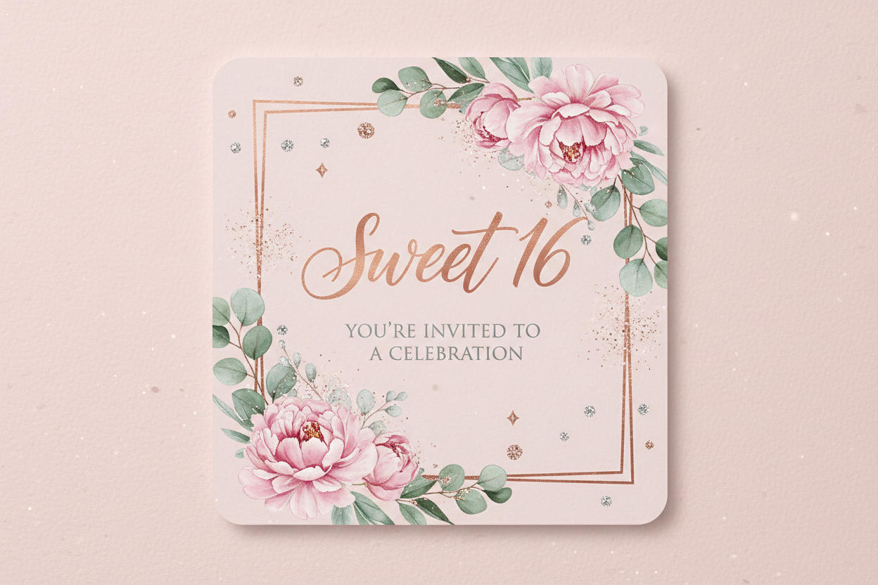 Inspiration for a festival themed Super Sweet 16