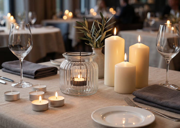 Tealights, Candles & Holders