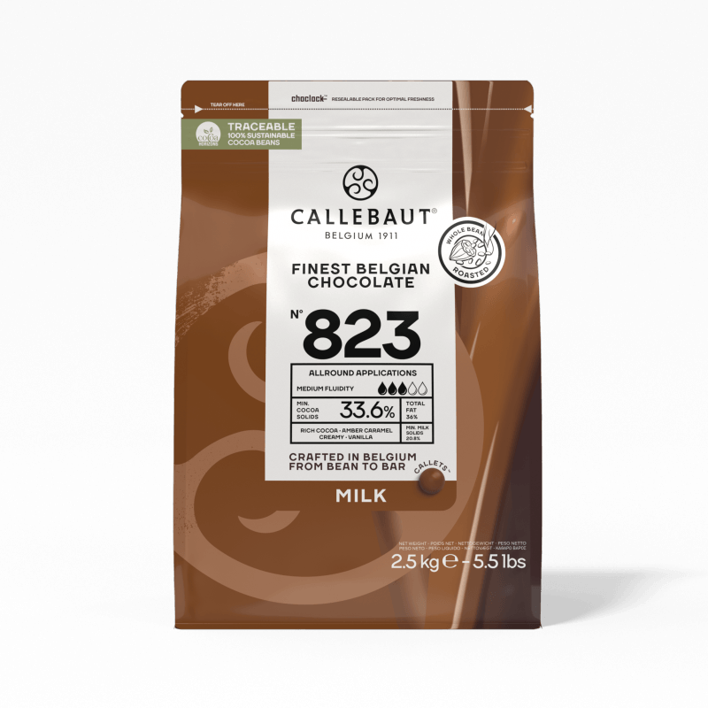 CALLEBAUT Milk Chocolate Callets 2.5KG