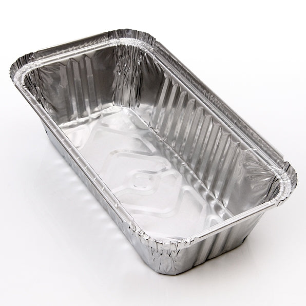 Aluminum foil baking tray.