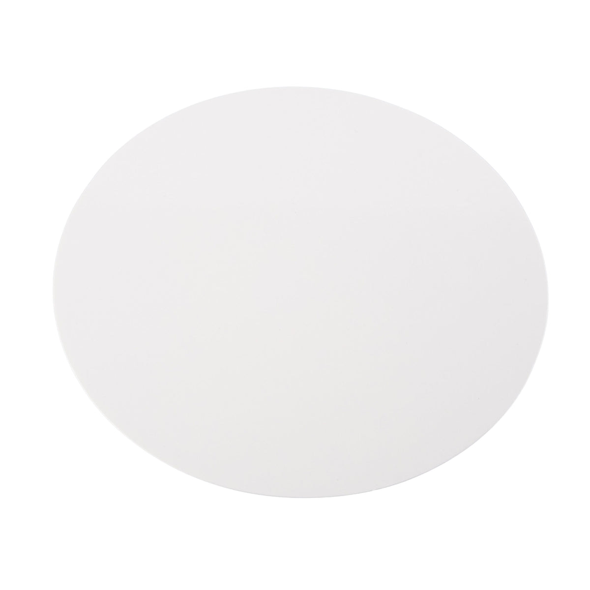 A plain white circular lid.