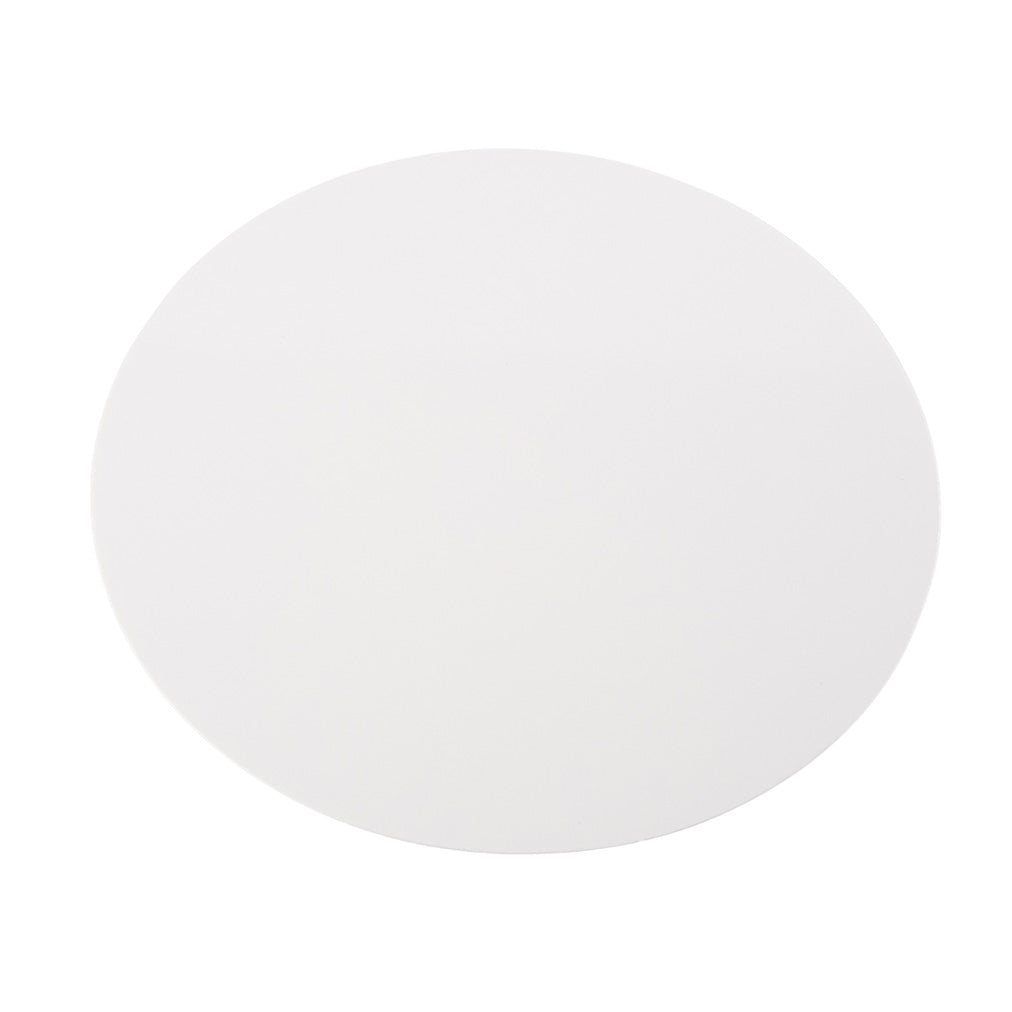 A plain white circular lid.