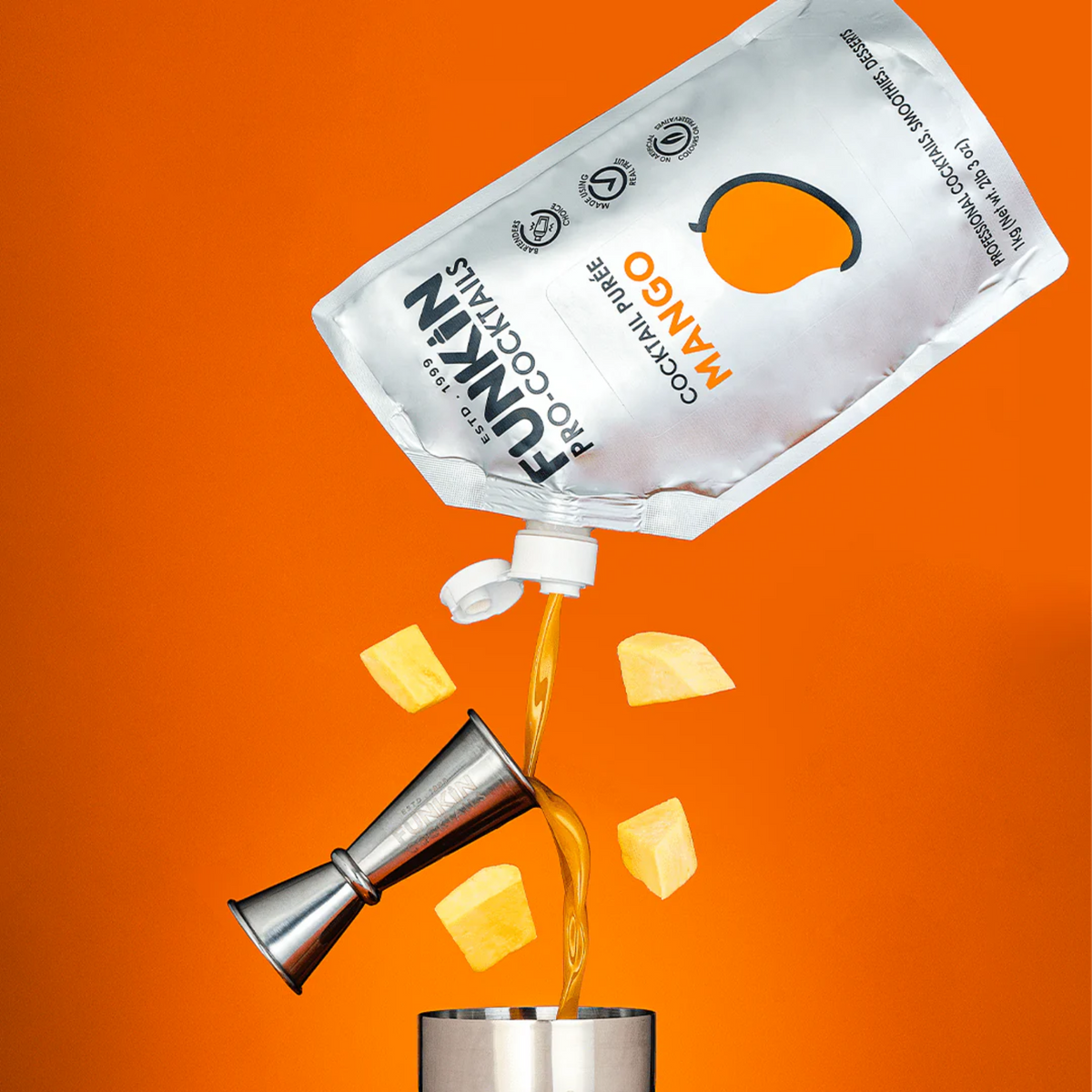 Funkin Pro-Cocktails Mango Cocktail Purée 1kg BB 04.26