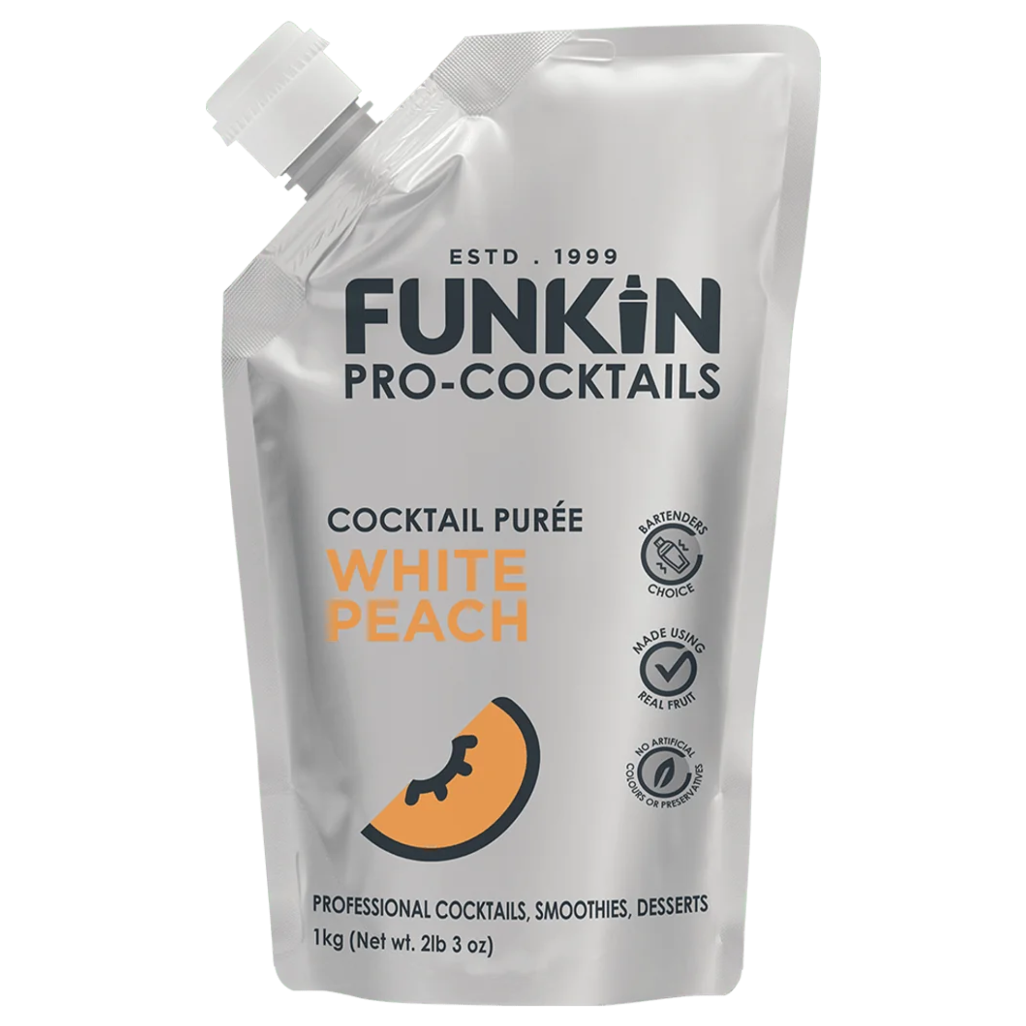 Funkin Pro-Cocktails White Peach Cocktail Purée 1kg