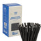 Straight Bottle Straw Paper 6mm Black - Pack of 250 Biodegradable