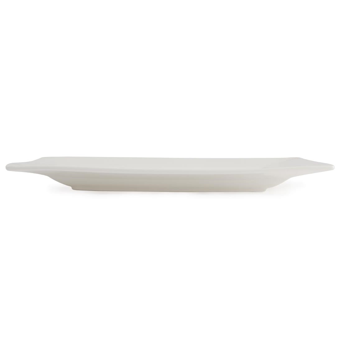 Olympia Lumina Square Plates White 265mm (4 pack)
