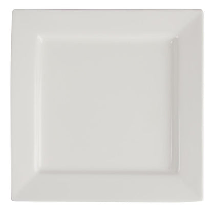 Olympia Lumina Square Plates White 233mm (4 pack)