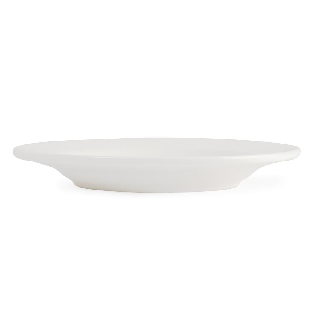 Olympia Lumina Round Saucers White 143mm (6 pack)