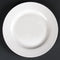 Olympia Lumina Wide Rim Round Plates White 200mm - Pack of 6