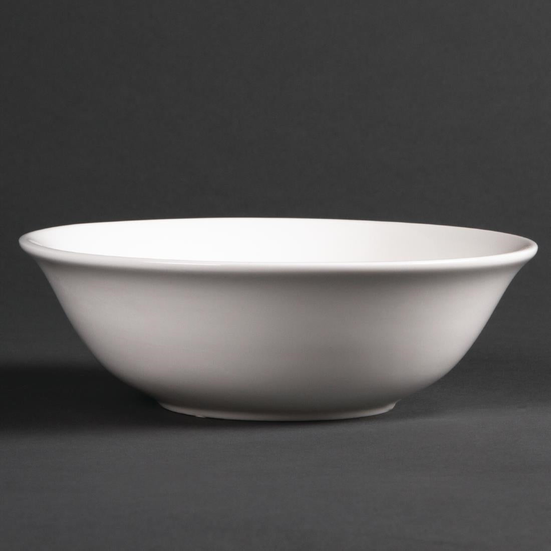 Olympia Lumina Cereal Bowls White 160mm (6 pack)