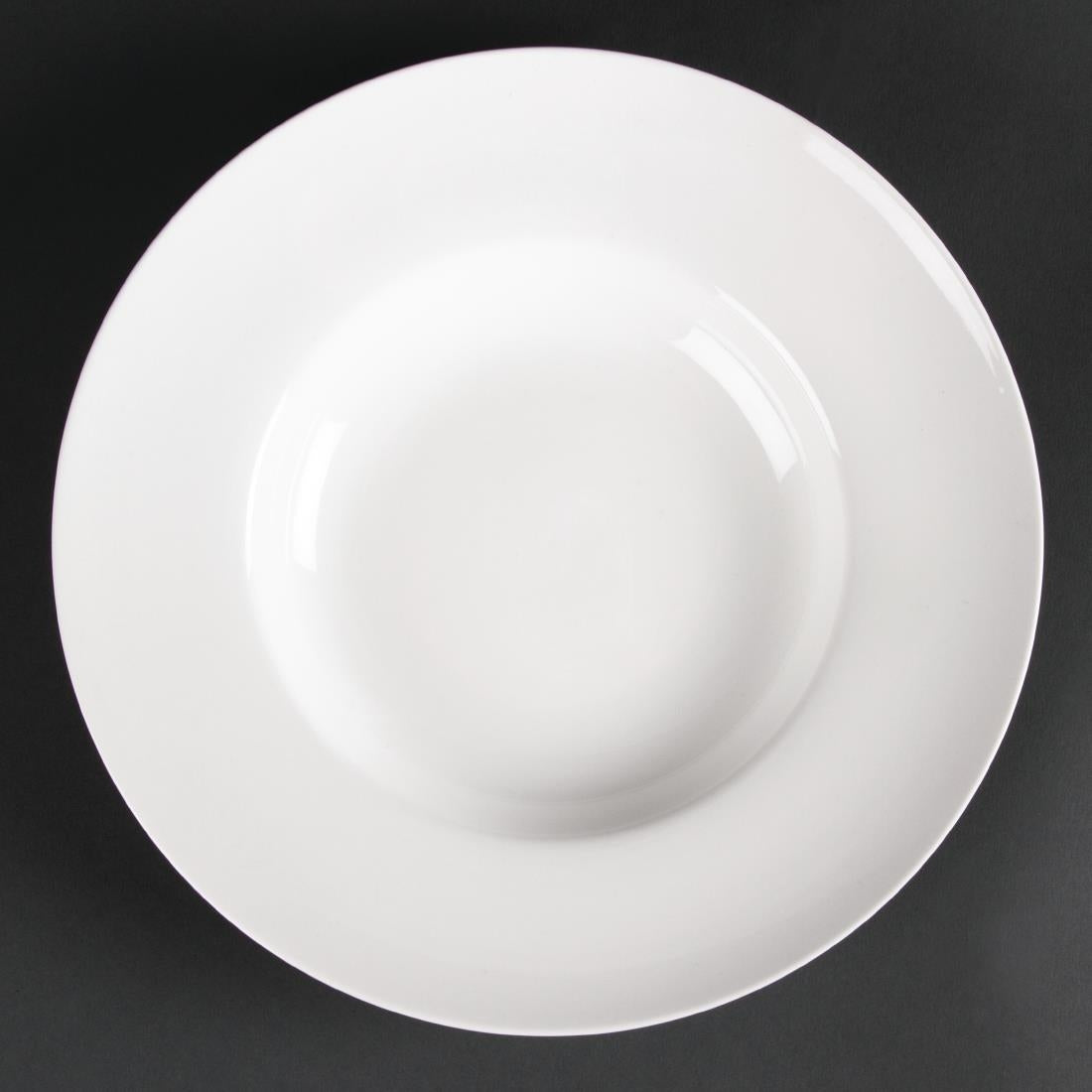 Olympia Lumina Pasta or Soup Bowls White 205mm (6 pack)