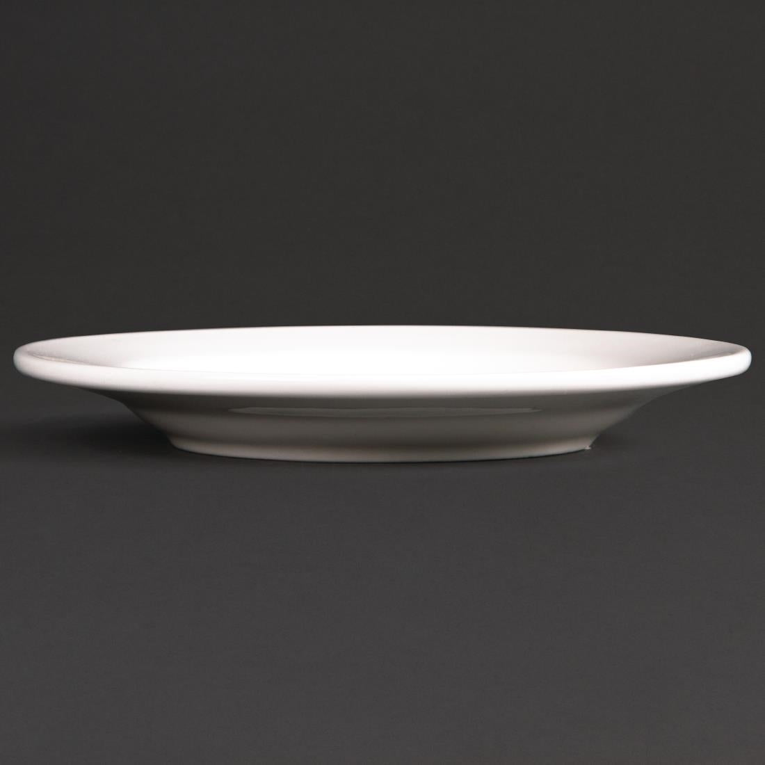 Olympia Lumina Round Saucers White 143mm (6 pack)
