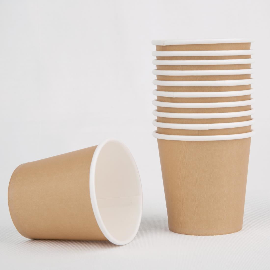 Fiesta Recyclable Espresso Cups Single Wall Kraft 114ml (50 Pack)