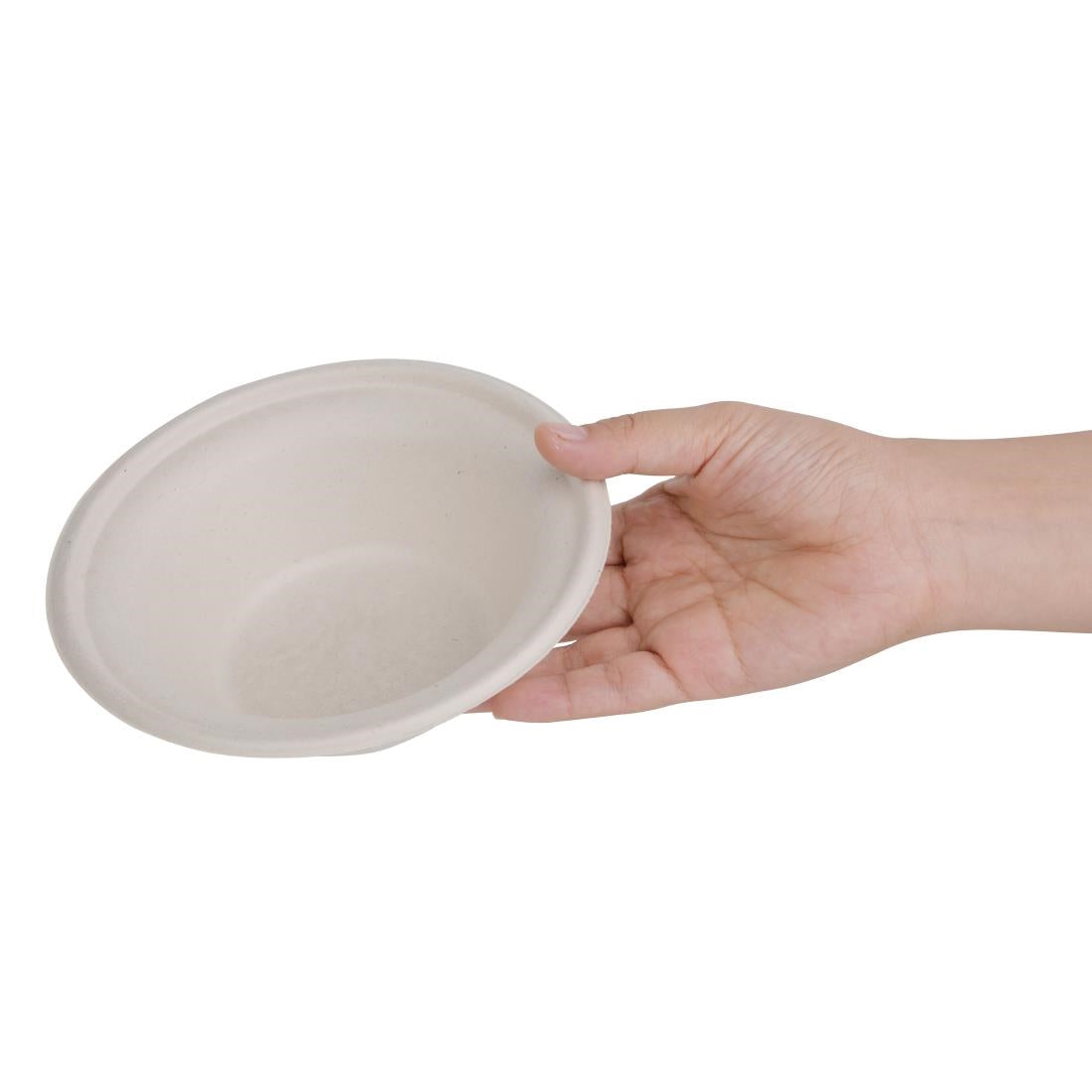 Fiesta Compostable Bagasse Round Bowls Natural Colour 11oz (50 Pack)