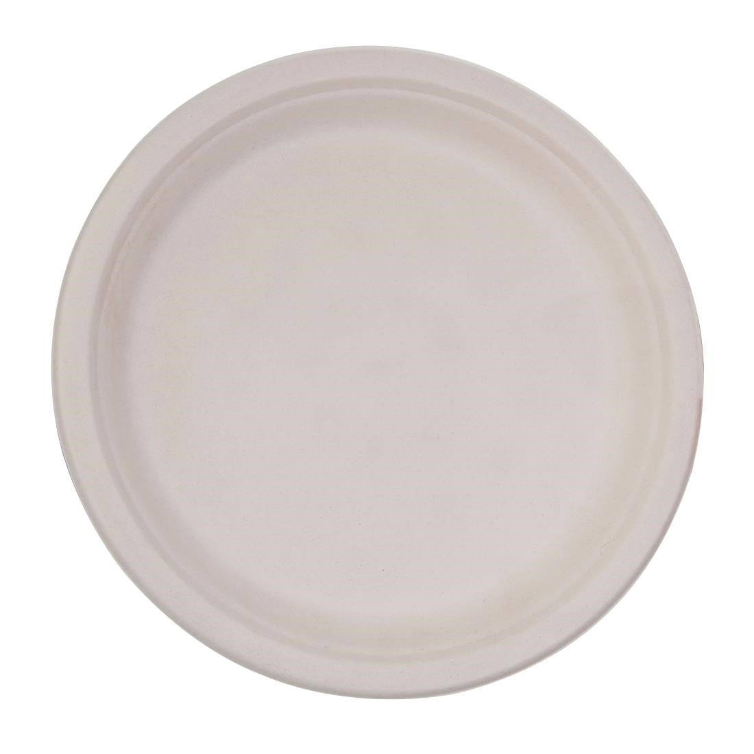 Fiesta Compostable Bagasse Round Plates Natural Colour 181mm (50 Pack)