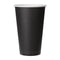 Fiesta Recyclable Coffee Cups Single Wall Black 455ml / 16oz - Pack of 1000