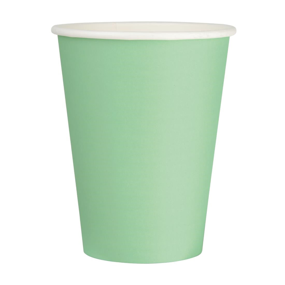 Fiesta Recyclable Single Wall Takeaway Coffee Cups Turquoise 340ml (1000 Pack)
