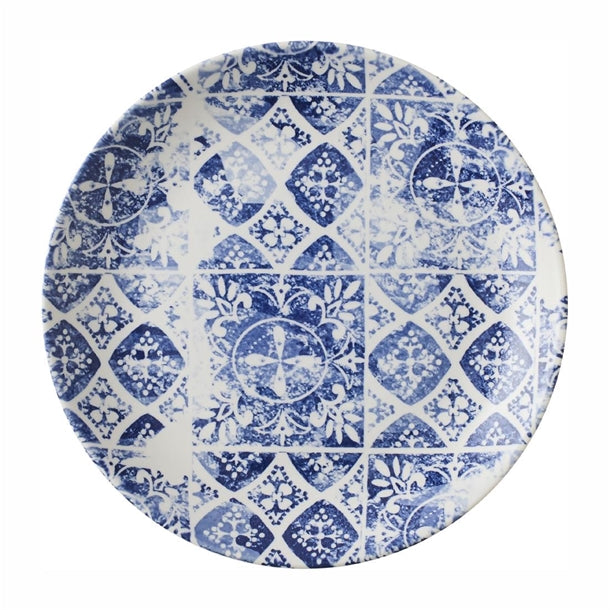 Churchill The Maker's Collection Porto Blue Coupe Plate 185mm (Pack of 12)