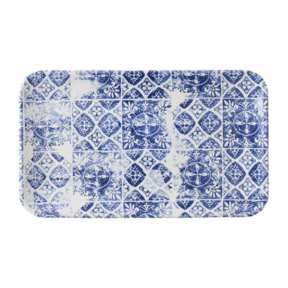 Churchill The Makers Collection Organic Rectangular Platters Porto Blue 179mm (Pack of 12)