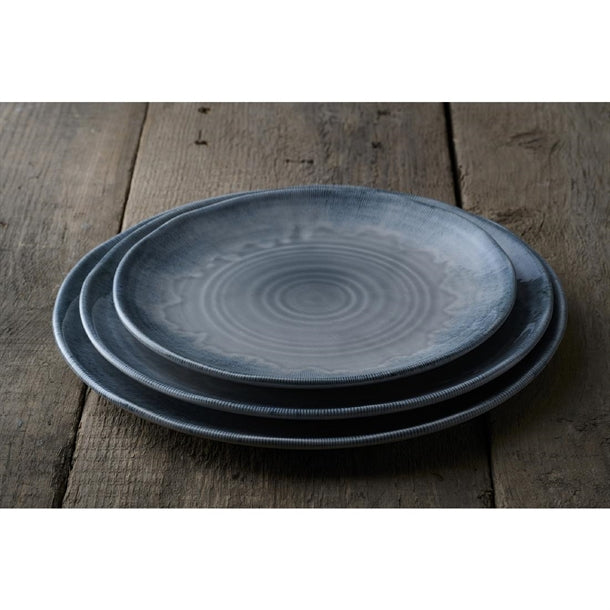 Churchill Harvest Flux Grey Organic Coupe Plate 164mm (Pack of 12)