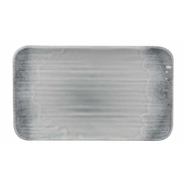 Churchill Harvest Flux Grey Organic Rectangular Platter 179mm (Pack of 12)