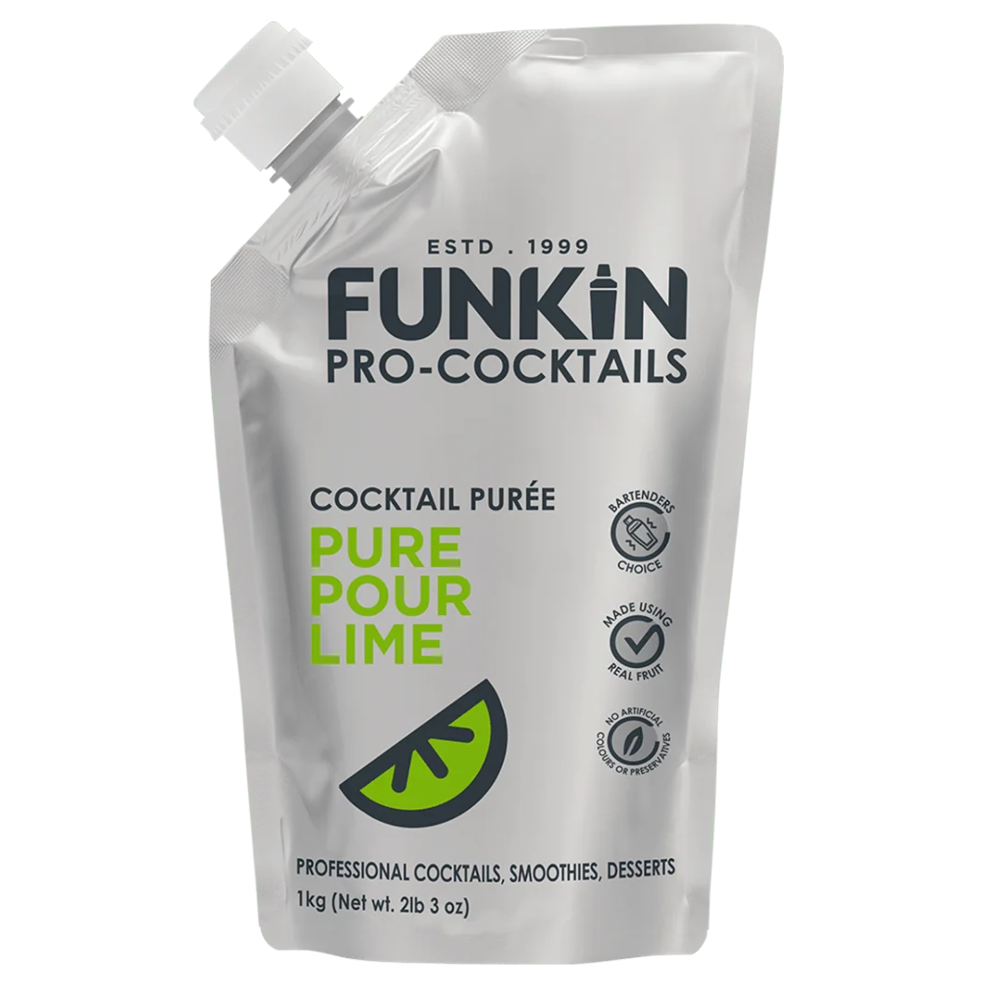 Funkin Pro-Cocktails Pure Pour Lime Cocktail Purée 1kg