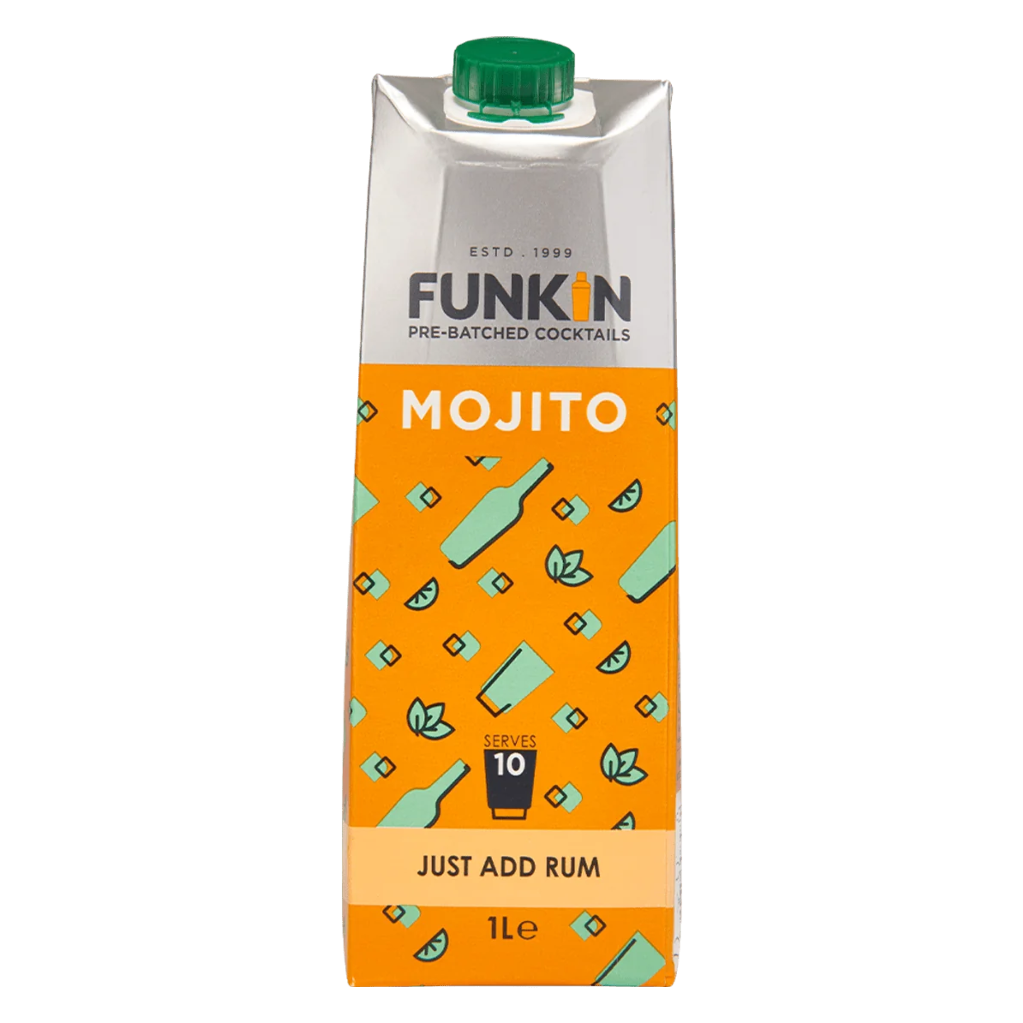 Funkin Pre-Batched Cocktails Mojito Mixer 1L