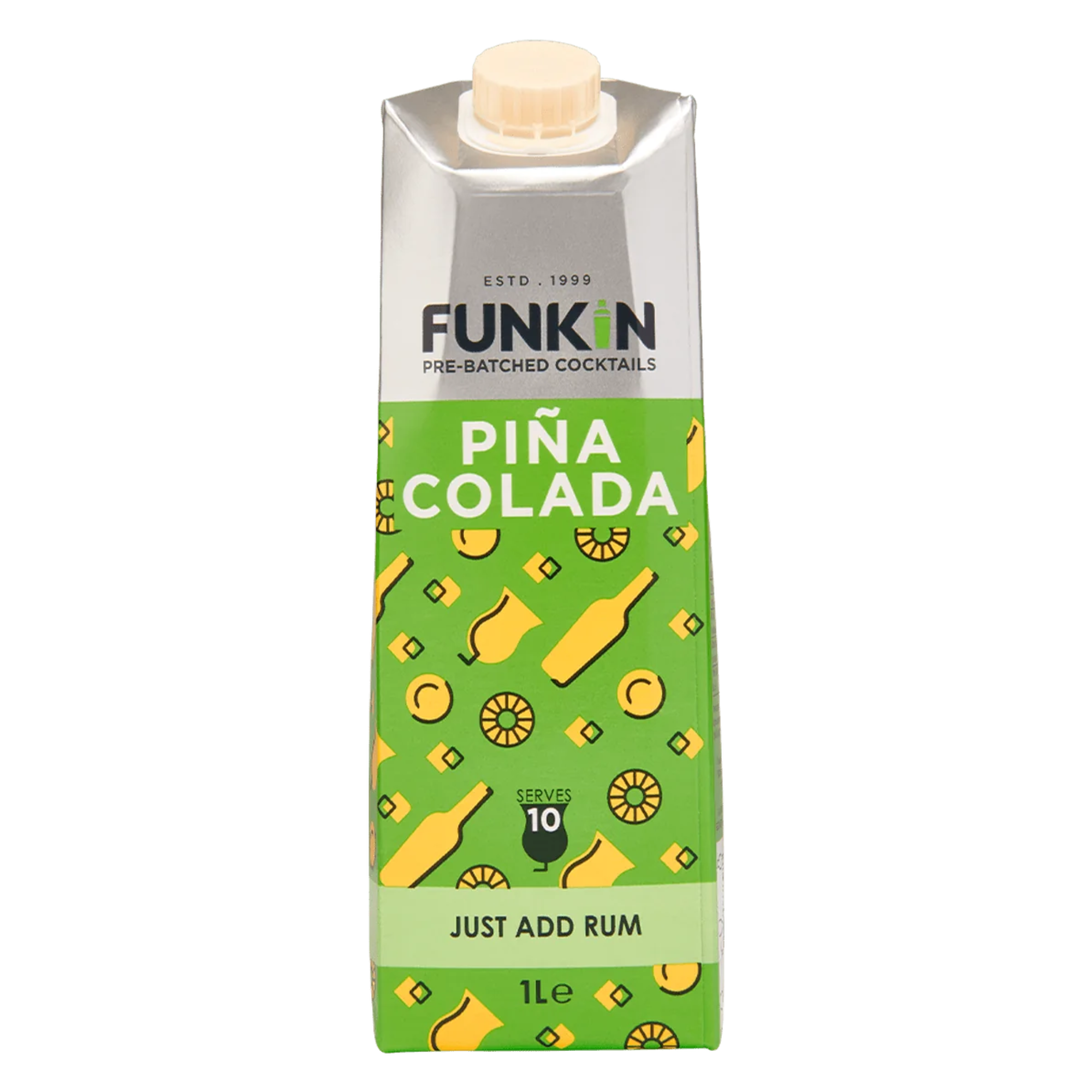 Funkin Pre-Batched Cocktails Piña Colada Mixer 1L