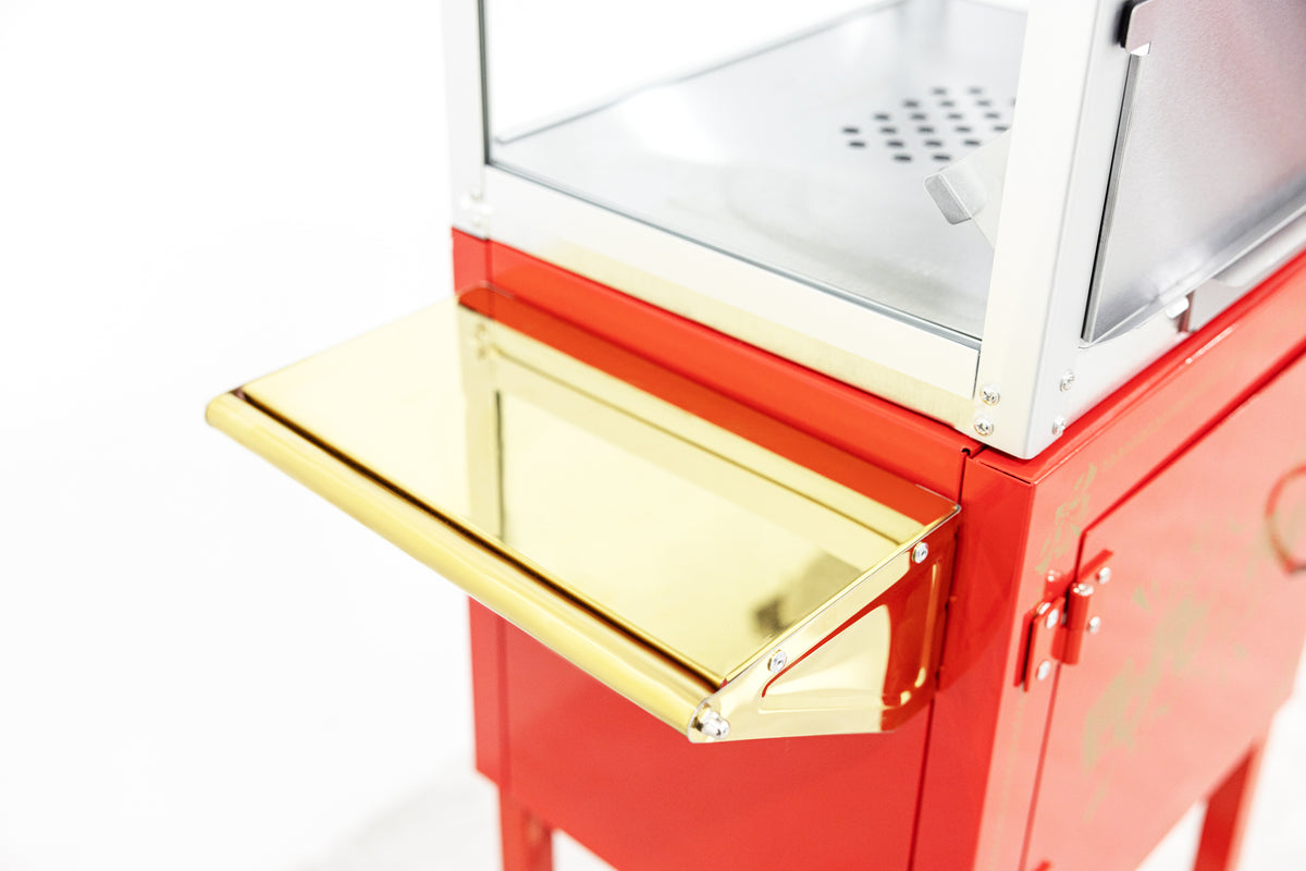 HAXRO Popcorn Machine 8oz with Matching Cart