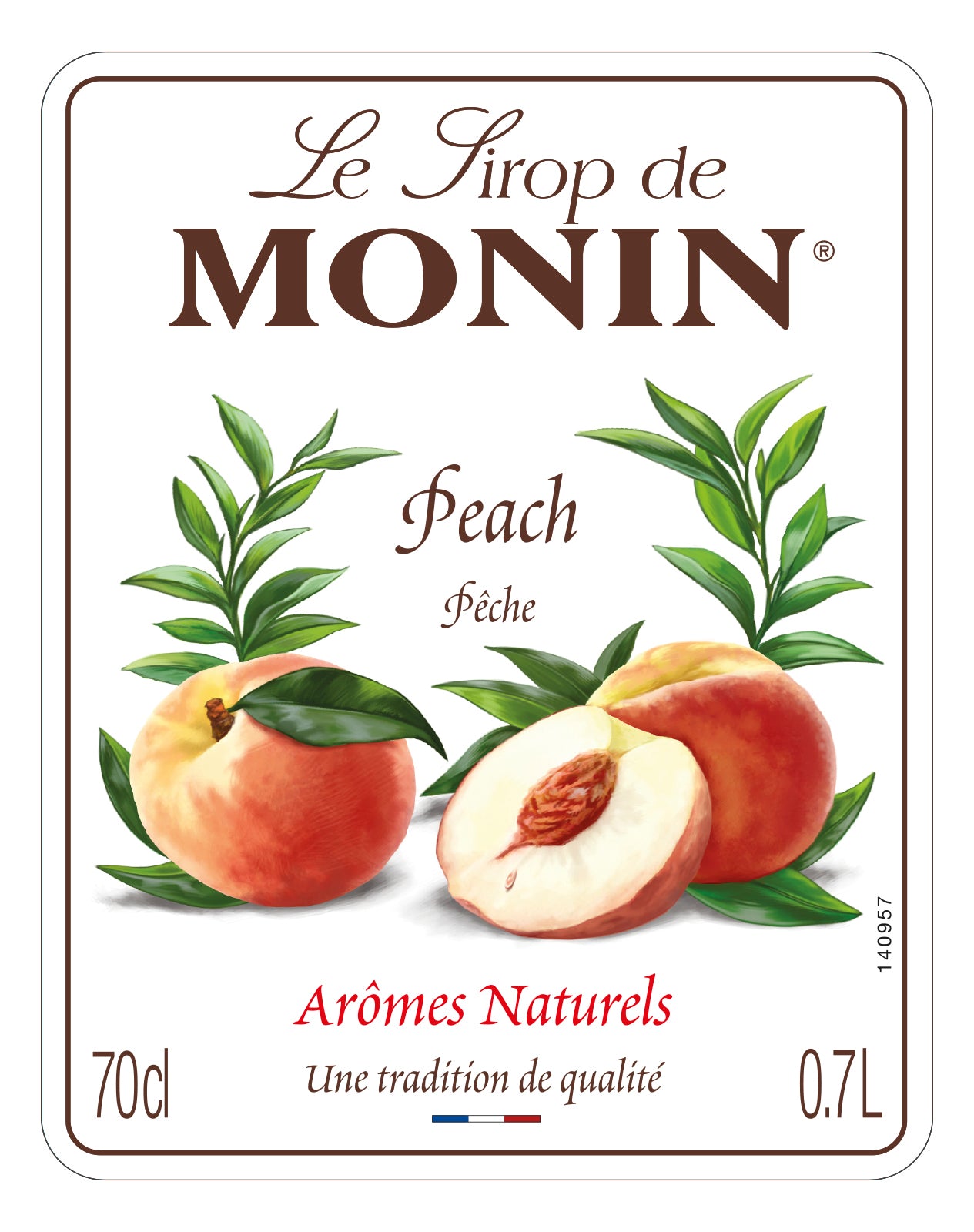 MONIN Peach Syrup 70CL