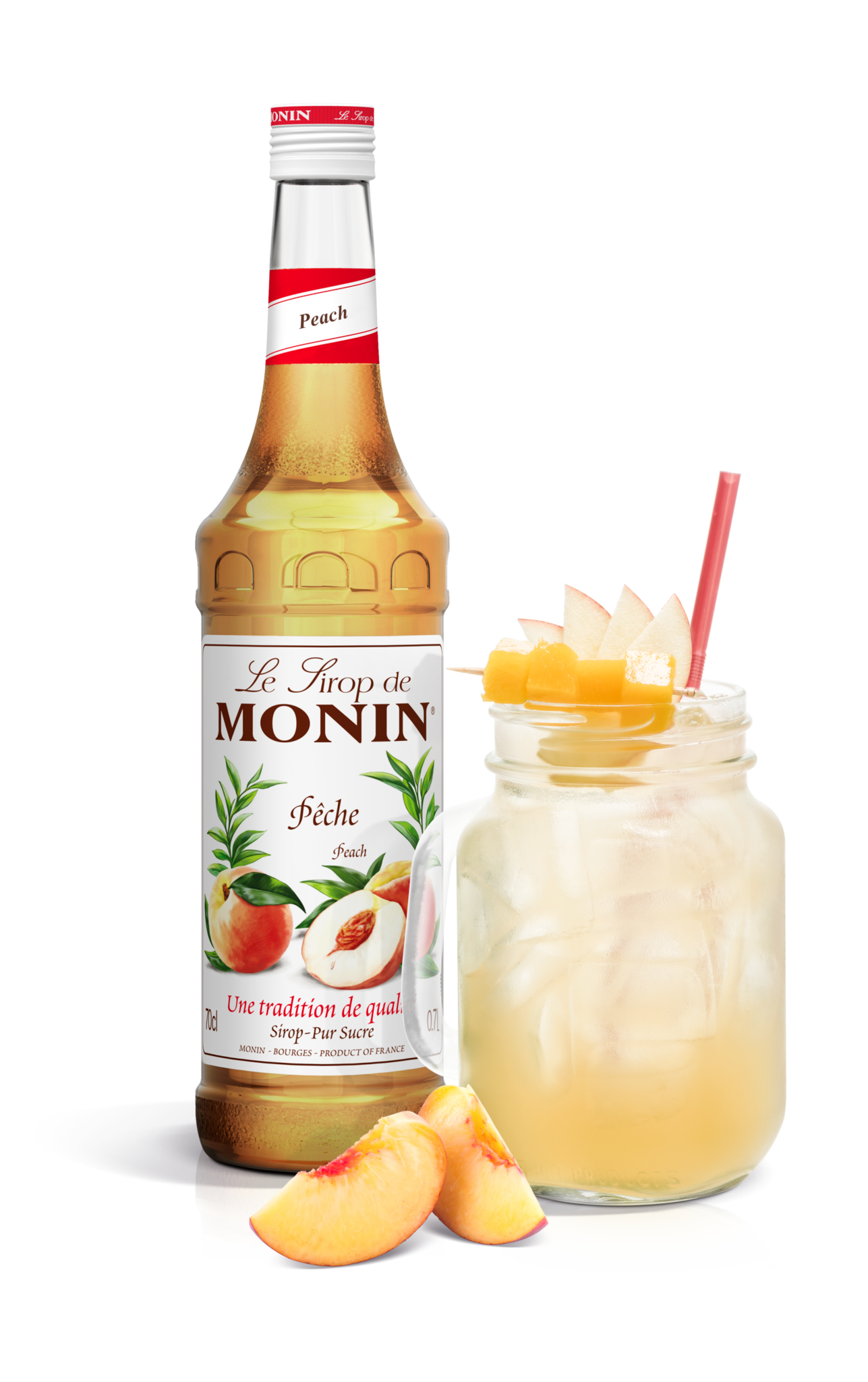 MONIN Peach Syrup 70CL