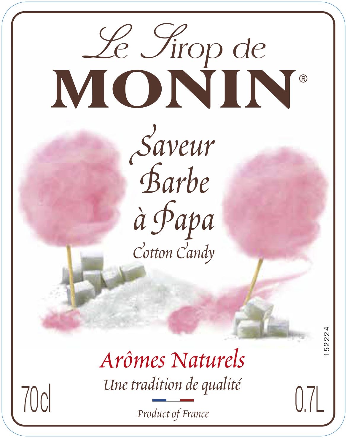 MONIN Candy Floss Syrup 70CL